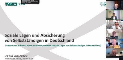 Screenshot der Veranstaltung