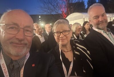 V.li.n.r.A. Brümmer, R. Kürzdörfer, R. Weinbrecht